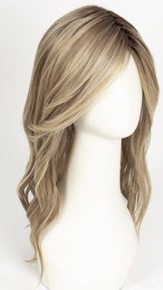 RAW SUGAR BLONDE | A Neutral Light Blonde, Honey Blonde, Pale Gold Blonde, with a base of Light Brown Low Lights featuring a Medium Root Color