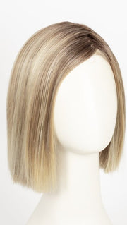RAW SUGAR BLONDE | A Neutral Light Blonde, Honey Blonde, Pale Gold Blonde, with a base of Light Brown Low Lights featuring a Medium Root Color