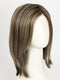 CHOCOLATE FROST R | Dark Brown Base with Honey Blonde and Platinum highlights with Dark Brown roots