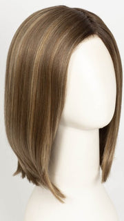 MOCHACCINO-R | Rooted Medium Warm Blonde with Chocolate Undertones and Creamy Blonde Highlights