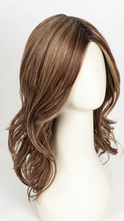 CARAMEL SWIRL | A blend of Warm Caramel, Chocolate Brown, Honey-Toned Blonde with Brown Roots