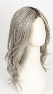SILVER-BROWN-MR | Micro Root that transcends into Silver, Grey and Honey Brown Tones