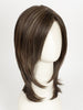 DARK BROWN HL | A Blend of Dark Brown, Strawberry Light Auburn and Soft Chunky Medium and Dark Blonde Highlights.