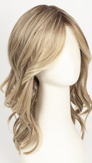 RAW SUGAR BLONDE | A Neutral Light Blonde, Honey Blonde, Pale Gold Blonde, with a base of Light Brown Low Lights featuring a Medium Root Color