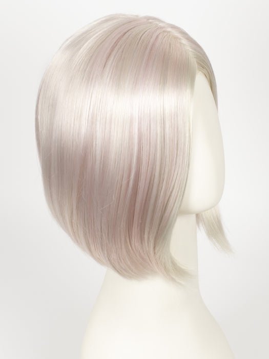 PASTEL-PINK | Cool silver blonde front and base with subtle whisper pink highlights