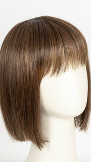 CHOOCLATE ROOTED 830.27.6 | Medium and Dark Brown with Light Auburn and Dark Strawberry Blonde Blend with Shaded Roots