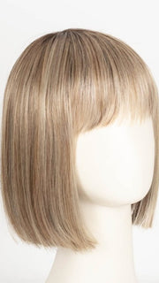 SAND MULTI ROOTED 14.22.20 | Medium Ash Blonde Blended with Light Neutral Blonde and Light Strawberry Blonde Blend and Shaded Roots