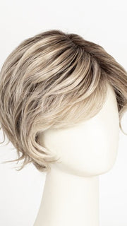 PEARL BLONDE ROOTED 101.20.24 | Pearl Platinum and Light Strawberry Blonde with Lightest Ash Blonde Blend and Shaded Roots