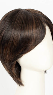 FS4/33/30A MIDNIGHT COCOA | Dark Brown, Medium Red, Medium Natural Red Blonde/Brown Blend with Medium Natural Red Blonde/Brown Blend Bold Highlights