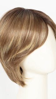 FS26/31S6 SALTED CARAMEL | Medium Natural Red Brown with Medium Red Gold Blonde Bold Highlights, Shaded with Brown