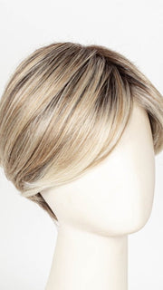101/88/27S8 CATALINA BLONDE | Pale blonde with Pure White Natural Violet halo highlights, shaded medium brown 