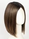 GF8-29SS HAZELNUT | Medium Brown With Ginger Red Highlights & Dark Brown Roots
