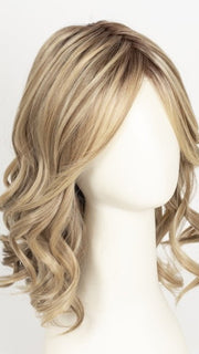 12FS8 SHADED PRALINE | Light Gold Brown, Light Natural Gold Blonde & Pale Natural Gold-Blonde Blend, Shaded with Medium Brown