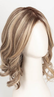 12FS12 MALIBU BLONDE | Light Gold Brown, Light Natural Gold Blonde, Pale Natural Gold-Blonde Blend, Shaded with Light Gold Brown