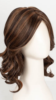 FS6/30/27 TOFFEE TRUFFLE | Brown, Medium Red-Gold, Medium Red-Gold Blonde Blend with Medium Red Gold Blonde Bold Highlights