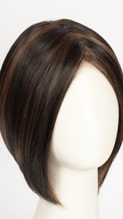 FS4/33/30A MIDNIGHT COCOA | Dark Brown, Medium Red, Medium Natural Red Blonde/Brown Blend with Medium Natural Red Blonde/Brown Blend Bold Highlights