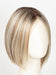 101/88/27S8 CATALINA BLONDE | Pale blonde with Pure White Natural Violet halo highlights, shaded medium brown 