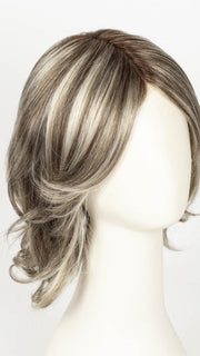 FROSTED MUSHROOM R | Neutral Dark-Brown base, highlighted with soft Golden Brown and soft White