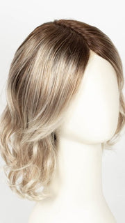 MELTED MARSHMALLOW | Subtly Warm Dark Sandy Blonde Blend with Medium Brown Roots and Light Ash Blonde Tips and Highlights