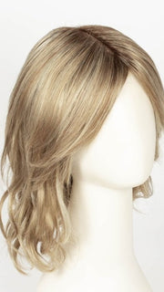 SUGAR CANE R | Rooted Platinum Blonde and Strawberry Blonde evenly blended base with Light Auburn highlight