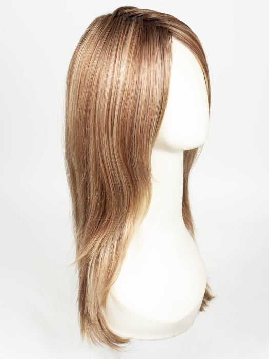 14/26/R10 | Red Blonde with Gold Blonde highlights and Light Brown roots