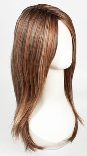 17/23/R8 | Beige Blonde and Auburn Blended with Medium Brown Roots