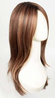 33/32/R4 | Dark Auburn Blended with Dark Brown and Dark Roots