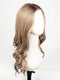 SS12/22 SHADED CAPPUCCINO | Light Golden Brown Evenly Blended with Cool Platinum Blonde Highlights and Dark Roots