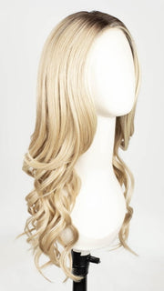 SS14/88 GOLDEN WHEAT | Medium Blonde streaked with Pale Gold Blonde highlights and Medium Brown roots
