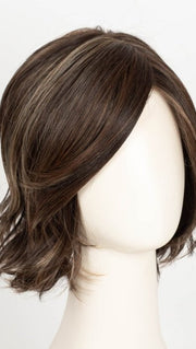 DARK BROWN HL | A Blend of Dark Brown, Strawberry Light Auburn and Soft Chunky Medium and Dark Blonde Highlights