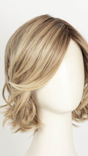 RAW SUGAR BLONDE | A Neutral Light Blonde, Honey Blonde, Pale Gold Blonde, with a base of Light Brown Low Lights featuring a Medium Root Color
