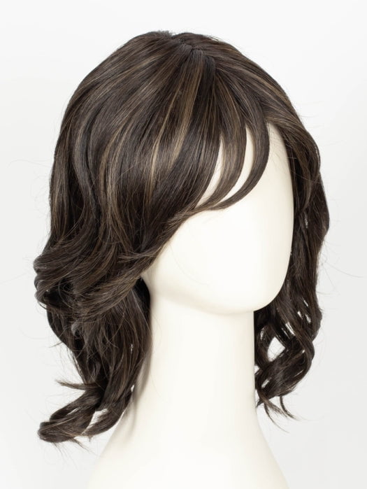 TRIPLE-CHOCOLATE-R | A subtle Cappucino root Color and a blend of Medium Ash Brown mixed with a slight warmth of Rich Chocolate