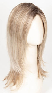 MILKSHAKE BLONDE R | A mixture of Light Sandy Brown, Highlighted with Light Ash Blonde with a Hint of Light Platinum Blonde with a Medium Root Color