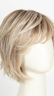 CRUSHED ALMOND BLONDE R | A soft Neutral Light Blonde with a Light and Medium Blended Root Color.
