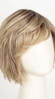 RAW SUGAR BLONDE | A Neutral Light Blonde, Honey Blonde, Pale Gold Blonde, with a base of Light Brown Low Lights featuring a Medium Root Color