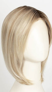 CRUSHED ALMOND BLONDE R | A soft Neutral Light Blonde with a Light and Medium Blended Root Color.
