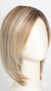 MILKSHAKE BLONDE R | A mixture of Light Sandy Brown, Highlighted with Light Ash Blonde with a Hint of Light Platinum Blonde with a Medium Root Color