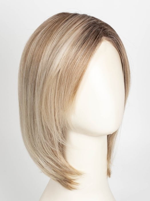 MILKSHAKE BLONDE R | A mixture of Light Sandy Brown, Highlighted with Light Ash Blonde with a Hint of Light Platinum Blonde with a Medium Root Color