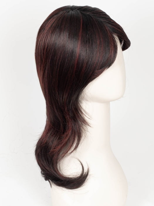 AUBURGINE ROOTED | Deep Wine Red and Red Violet with Garnet Red Blend with Shaded Roots
