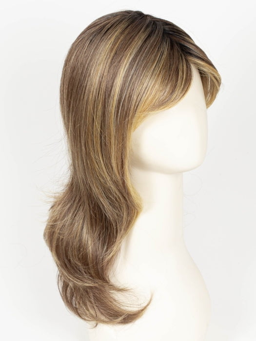 BERNSTEIN ROOTED | Lightest Brown and Light Golden Blonde with Light Honey Blonde Blend and Shaded Roots
