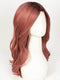 DUSTY-ROSE | Medium Coral Red Base with Dark Brown Roots