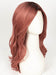 DUSTY-ROSE | Medium Coral Red Base with Dark Brown Roots