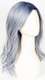 FROZEN SAPPHIRE | Icy Blue Base with Indigo Black Roots


