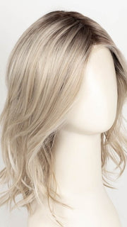 MILKY OPAL R | A Blend of Creamy Blonde and White Blonde Rooted with Warm Brown

