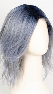 FROZEN SAPPHIRE | Icy Blue Base with Indigo Black Roots

