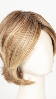 14/26/R10 | Red Blonde with Gold Blonde Highlights and Light Brown Roots