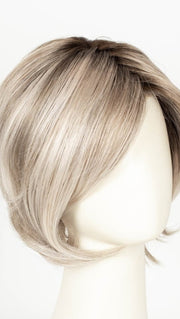 56/60/R8 | Lightest Grey Blend Rooted Medium Brown