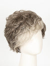SANDY SILVER | Medium Brown transitionally blending to Silver with Silver bangs