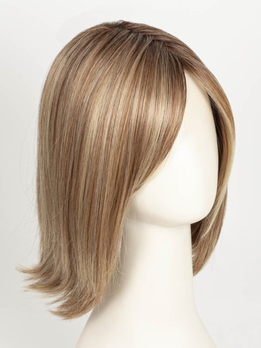 RL14/22SS SHADED WHEAT | Dark Blonde Evenly Blended with Platinum Blonde with Dark Roots