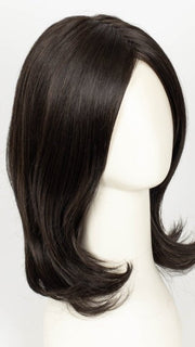 RL2/4 OFF BLACK | Black Evenly Blended with Dark Brown Highlights